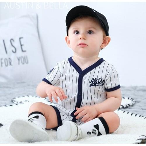 Boneless baby childrens clothing infant clothing male baby Siamese clothes summer with short sleeves