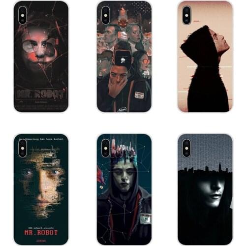 For Xiaomi Mi4 Mi5 Mi5S Mi6 Mi A1 A2 A3 5X 6X 8 CC 9 T Lite SE Pro Mr Robot Accessories Phone Cases Covers