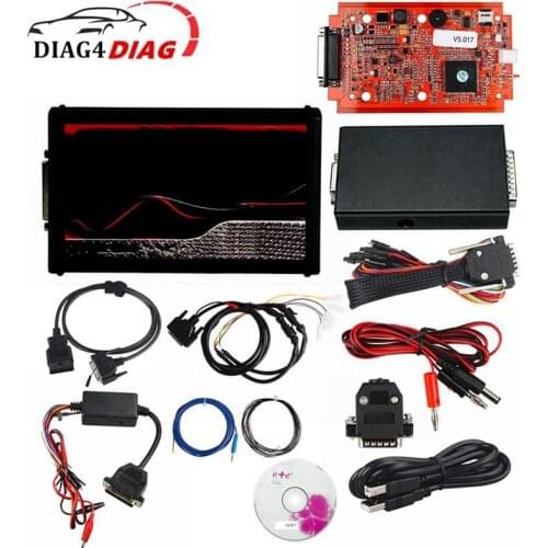 New Full V2.80 V5.017 Truck ECU Programmer V2.25 V7.020 4 LED Master Red PCB ECU Chip Tuning Tool Online Version