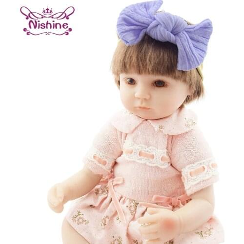 Nishine Toddler Elastic Traceless Nylon Hairband Solid Color Striped Bowknot Baby Headband Infant Headwear Clothing Decoration