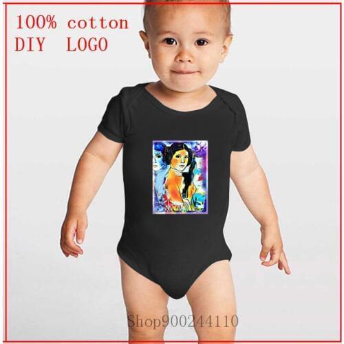 Galaxy Rebel Princess Leia and the dark side Designs Bodysuit Baby Rompers Summer OnePieces Jumpsuit Short Sleeve Baby Clothes