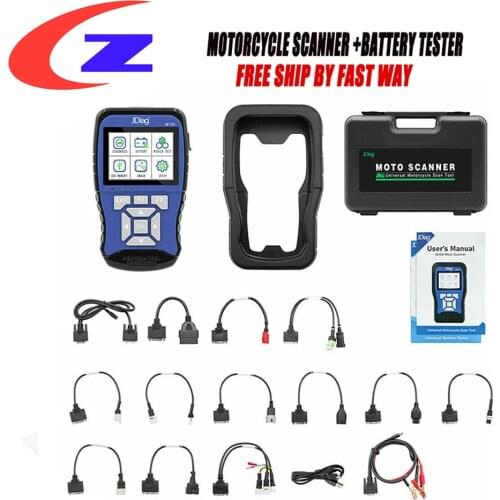 JDiag M100 motorcycle Scan Auto Diagnostic battery tester for KTM SUZUKI/Honda/PIAGGIO OBD OBD2 Scan Tool Moto For Kawasaki