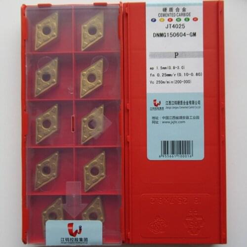 JXTC DNMG150604-GM JT4025 / DNMG150608-GM JT4025 / DNMG150612-GM JT4025 DNMG441 DNMG442 DNMG443 CNC carbide inserts 10PCS/BOX
