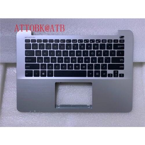 NEW English standard Laptop palmrest Keyboard for ASUS R301 X302 X302L P302 p302LJ F302 X302la US keyboard with cover C