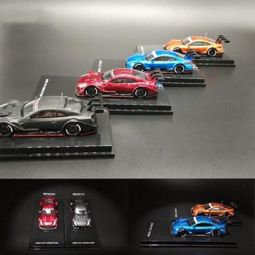 SPEED GT Diecast 1:64 Scale Lexus Nissan GT-R Racing Alloy Car Model Collection Souvenir Ornaments Display Vehicle Toys Gift
