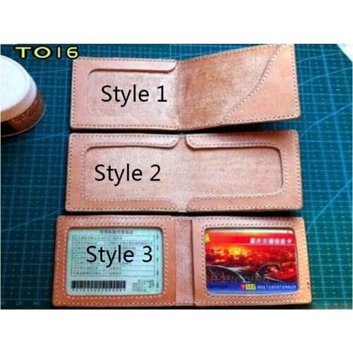 Japan Steel Blade DIY Leather craft simple small card holder wallet leather craft die mould tool set Wooden die for Leathercraft