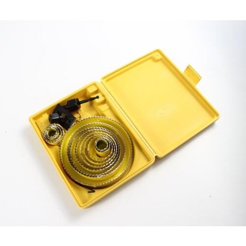 19mm ~ 127mm Carbide Drill Bit Hole Saw Core Cutter Set Cutting Kit Drilling Bits Tool Wood Woodworking Plastic Gypsum PVC Board