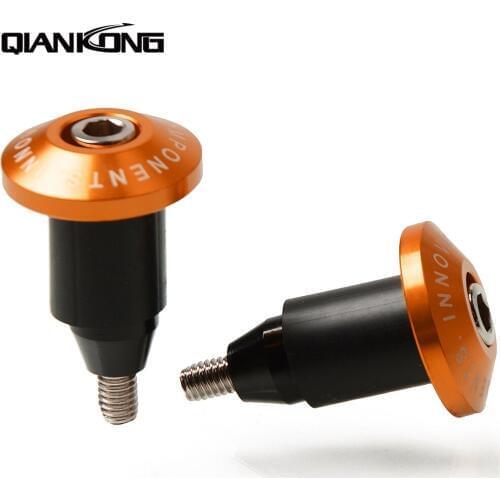 7/8"22 mm CNC handlebar cap motocross handle bar grips ends For Honda CB400 CB599 CBR600RR CB600 HORNET CBR 600 F2 F3 F4 F4i