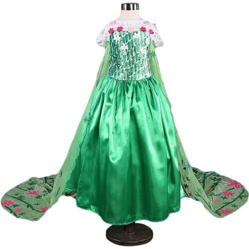 Princess Dress Fancy Costumes Kids Baby Girl Clothes Girls Train Dress for Children 4 5 6 7 8 9 10Yrs