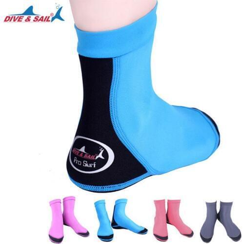 Mounchain Unisex 1.5MM Neoprene Diving fin Scuba Surfing Socks Anti-slip Diving Socks Boots Gift