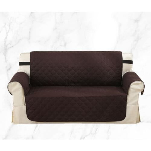 Slipcovers Sofa Cover Grey Color Splash Proof Sofa Cushion Slip-resistant Waterproof Sofa Cushion Single/Two/Three/Four-seater