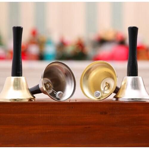 New Christmas Hand Bell Noble Reception Dinner Party Shop Hotel Decor Hand Bell School Handbell Restaurant Call Bell Service