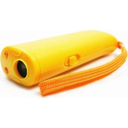 Pet Dog Repeller Anti Barking Stop Bark Training Device Trainer LED Ultrasonic 3 in 1 Anti Barking Ultrasonic Without 9V Battery