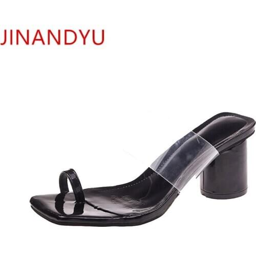 Flip Flops Women Comfortable Sandals High Heels Slippers Women Outdoor Casual Fashion Open Toe Transparent Heels Sandalias Women