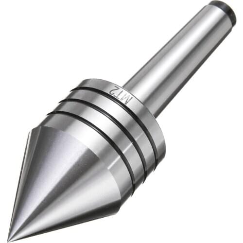 1Pcs MT2 Steel Lathe Live Center Taper Triple Bearing CNC Live Revolving Milling Center Taper Machine Tool Wood Lathe Tool