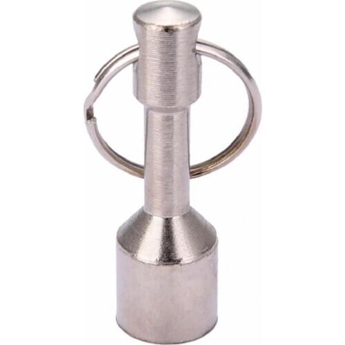 Super Strong Metal Magnet Keychain Split Ring Pocket Keyring Hanging Holder