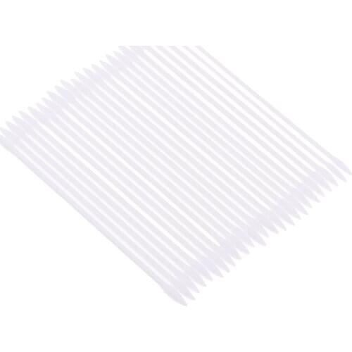 3" Cotton Swabs, Cotton Buds, Double-tipped with Plastic Sticks, Pack of 24