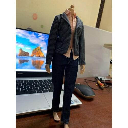 1/6 Office Womens Suit Shirt Pants Clothes Costume Fit 12" Female Body