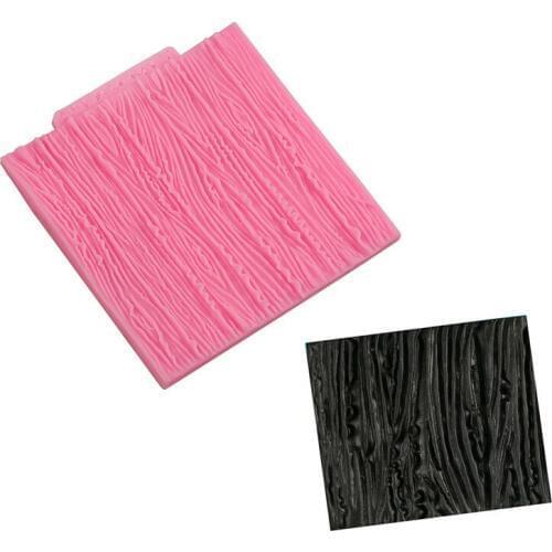 1PCS Tree Bark Line Texture Stripe Fondant Cake Mold Food Grade Silicone Cake Mold For Kitchen Baking Decoration Tool