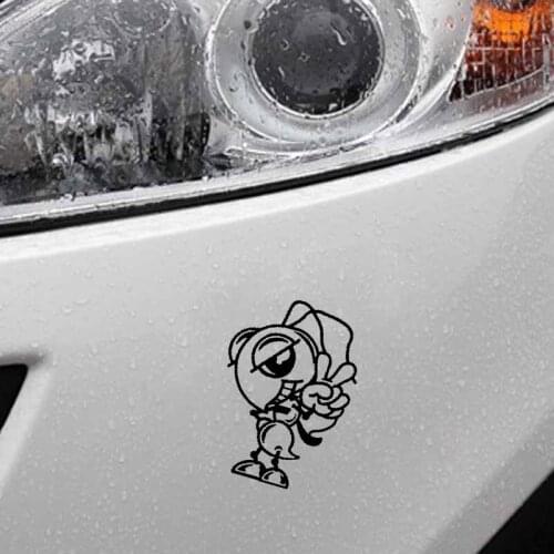 12CM*16.6CM Lovely Ant Delicate Vinyl Decal Car Sticker Black/Silver C19-0469