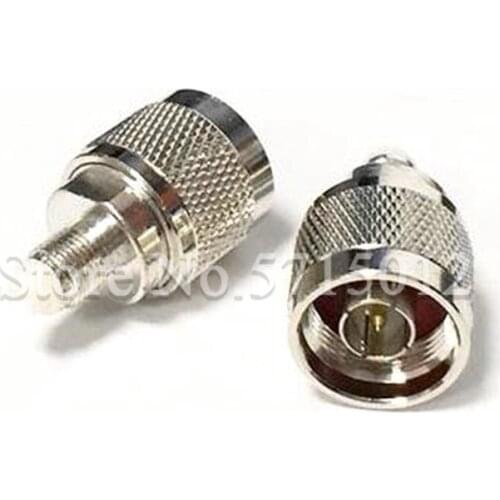 2Pcs RF Converter N/FME-JK N Type Male Head Turn to FME Famale Head Plug Waterproof Communication Connector Adaptor