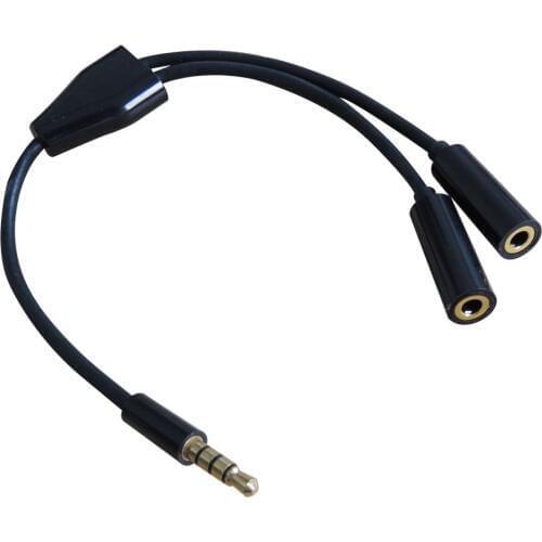 3.5mm spliter audio cable 4-poles