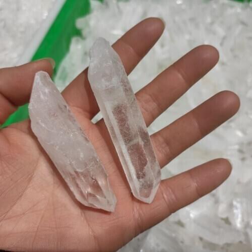 5kg Natural polished quartz crystal point clear Crystal Quartz stone + freight