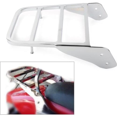 Motorcycle Rear Sissy Bar Luggage Rack For Yamaha V-Star 1100 400 650 Classic 2000-2011 Steel Chrome