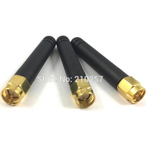 Free SHipping 10pcs 2.4ghz Wifi Antenna 2dbi 5cm Sma Male Straight