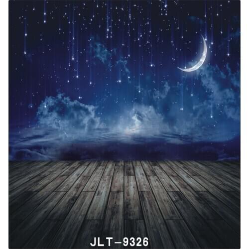 Night Scene Starry Sky Valentines Photo Background for Photo Studio Vinyl Cloth Photography Backdrops for Wedding Children Baby