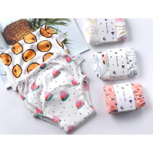 Wholesale 4 Layers Potty Training Underwear Cotton Potty Training Pants For Babies 80pcs/lot