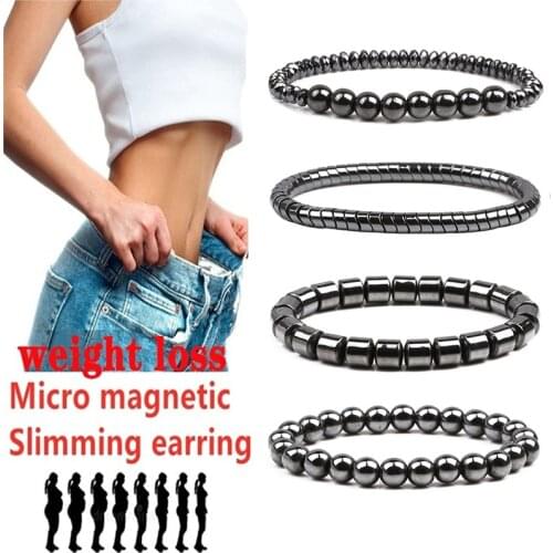 Slimming Health Care Magnet Anklet Colorful Stone eight Loss Magnetic Therapy Bracelet Weight Loss Product jewelry