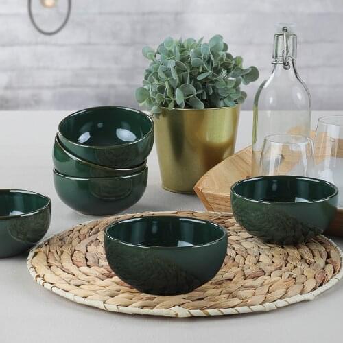 Emerald Cloud Soup Bowl 12cm 6pcs Stoneware Earthenware