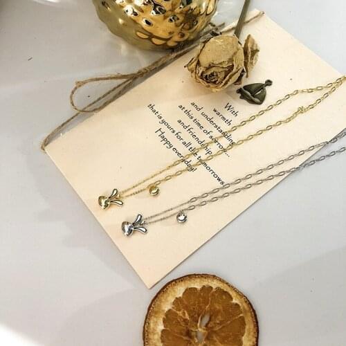 Miuoxion Retro Cute Rabbit Necklace Fashion Personality Punk Party Jewelry For Women Feature Nmour Charm Gift All Season