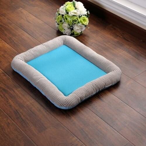 Car Floor Sofa Cat Litter Kennel Mattress Breathable Non-slip Spring and Summer Pet Dog Bed Puppy Ice Silk Mat