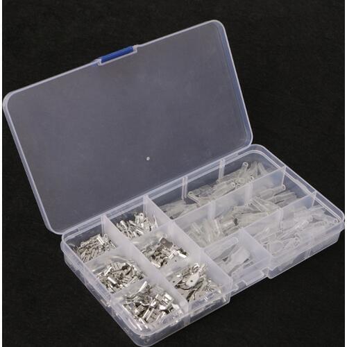 New Crimp Terminals 270Pcs Female & Male Spade Connectors Wire Crimp Terminals Set 2.8mm 4.8mm 6.3mm hot