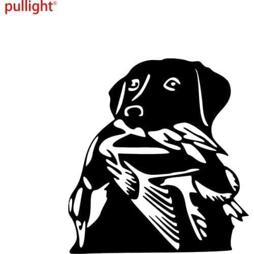 Attractive Classic Labrador Dog Duck Hunting Sportsman Vinyl Decal Sticker