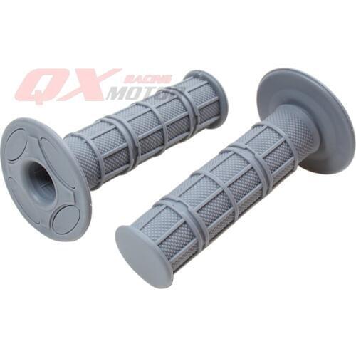 Grey colours handle grips Hand Grips For CRF YZF KXF KAYO BSE 110 125 140 250cc Dirt Pit Bike Motocross Free shipping