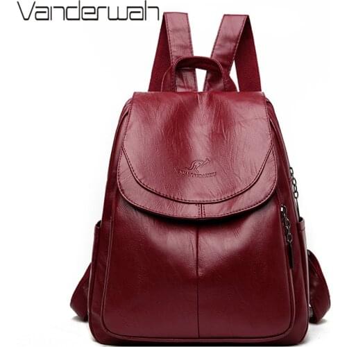 Bagpack Women Leather Designer Backpack Women School Bags for Women High Quality Travel Back Pack Bags for Teenage Girls Mochila