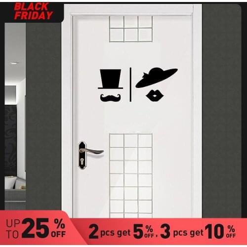 Diy WC For Home Decor Vinyl Self Adhesive Wallpaper