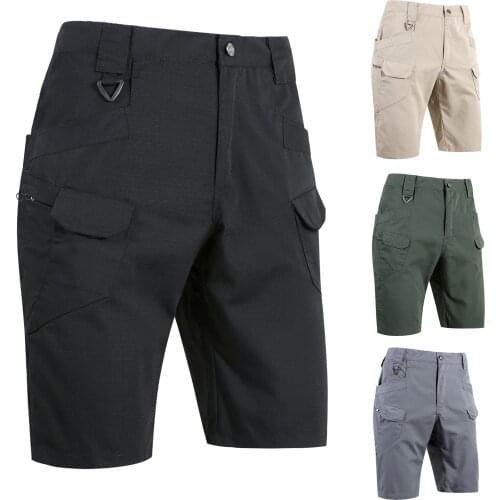 Pantalones Hombre Summer Mens Shorts Cargo Pants Classic Twill Relaxed Fit Work Wear Combat Safety Shorts Pant шорты мужские G