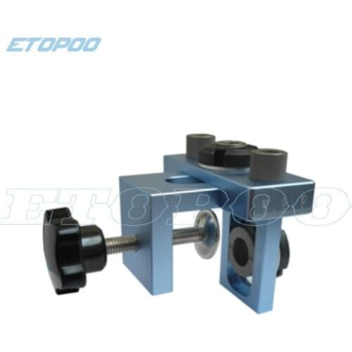 Carpentry three-in-one punch locator three-in-one hole-opener round wood-punching plate furniture drilling