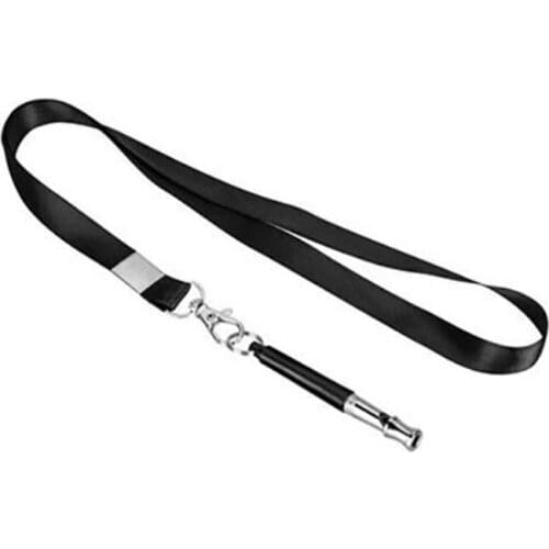 Dog Training Whistle Adjustable Whistle Supersonic Sound Repeller Pitch Stop Barking Quiet Black Whistle Tool Pet Supplies