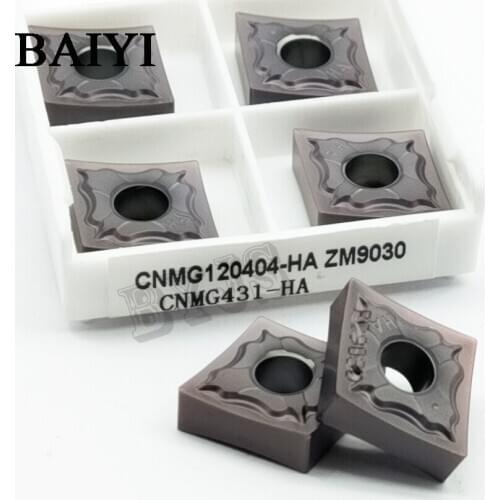 Inserts 100% Original High Quality CNMG120404 HA ZM9030 External Turning Tool Carbide Insert For Stainless Steel