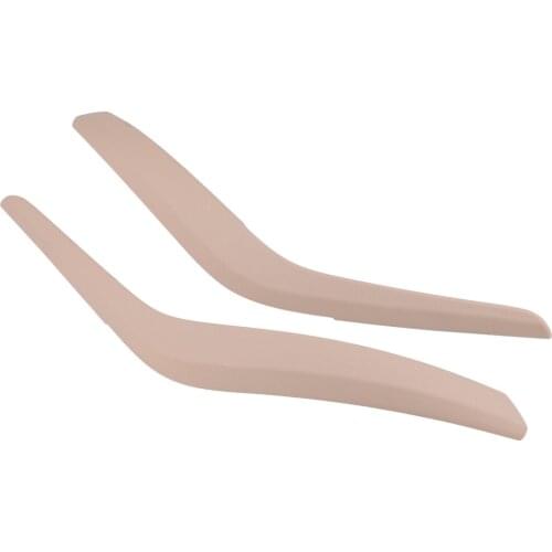 1Pair Beige Interior Side Door Handle Panel Trim Cover Fit For BMW X1 E84 2010 2011 2012 2013 2014 2015 2016