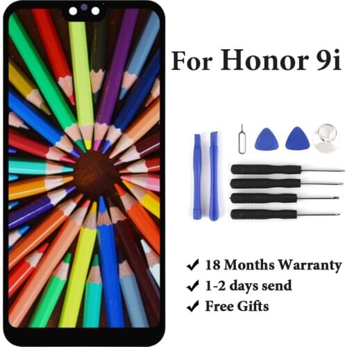 100% Test LCD For Honor 9i Touch Screen Replacement For Huawei Honor 9i RNE-22 RNE-L02 RNE-021 Display Screen Assembly