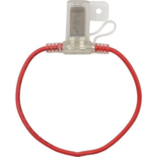 12AWG Wiring Harness Blade Automotive Fuse Holder 5A 6A 7.5A 10A 15A 20A 25A 30A K0AF