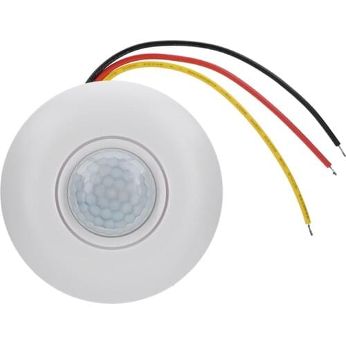 360° Infrared PIR Motion Sensor Switch with Time Delay for LED Ceiling Light Building Automation PIR Motion Sensor