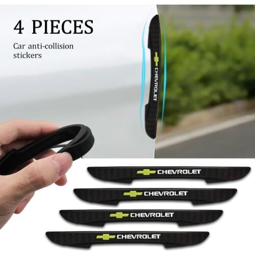 4pcs Car Anti-Collision Door Protector Side Edge Protection Stickers For Chevrolet Colorado Cruze Spark Captiva Malibu Trax Aveo