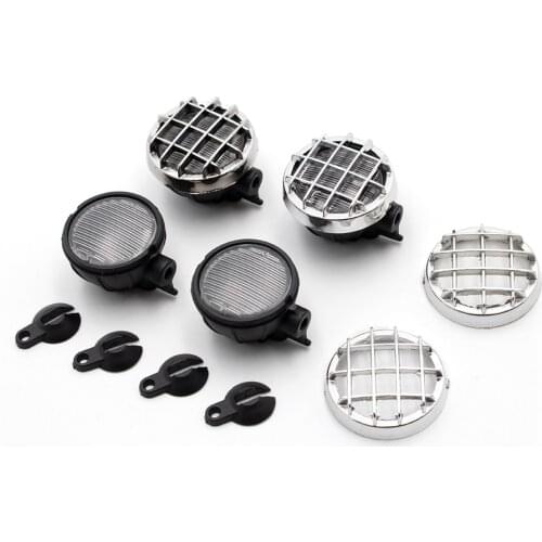 KYX Racing DIY Lampshade 16mm 20mm Diameter Upgrades for 1/8 1/10 RC Car Accessories Axial SCX10 II Traxxas TRX4 TRX-4 7.2-12V